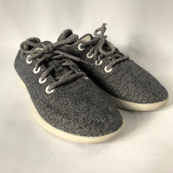 allbirds Shoes - Allbirds // Heathered Grey Wool Running Sneakers 8